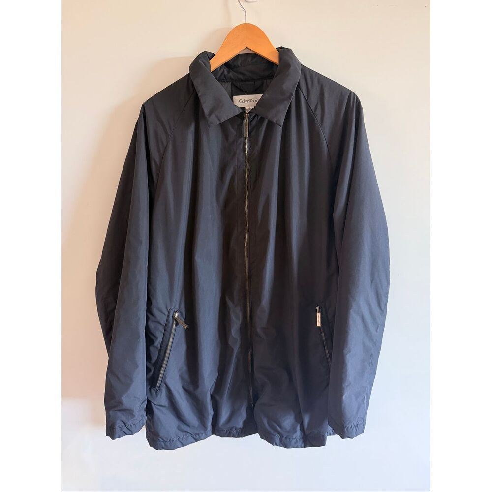 Calvin Klein Men’s L‎ Navy Zip Jacket Lined